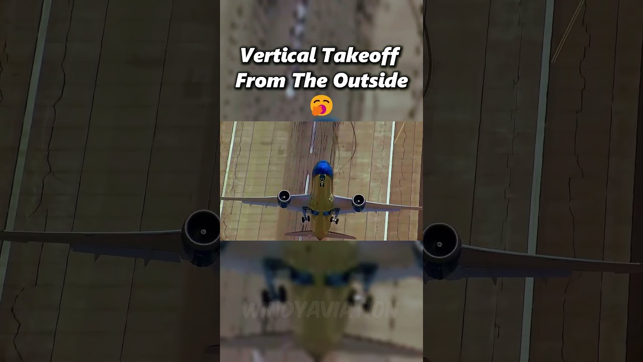 Vertical Takeoff From The Outside Vs Inside VerticalTakeoff Plane Crash Aviation Avgeek