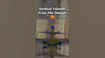 Vertical Takeoff From The Outside Vs The Inside 💀 #VerticalTakeoff #plane #crash #aviation #avgeek