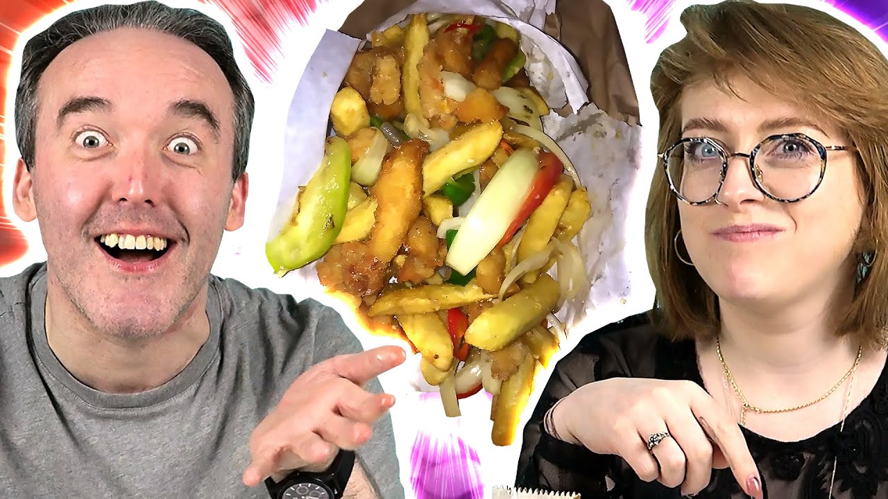 Irish People Try Irish Spice Bags - YouTube