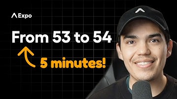 How to upgrade from Expo SDK 53 to SDK 54 in 5 minutes