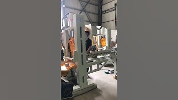 Automatic Stone splitting machine line for granite cobble stone natural surface paving Outdoor floor