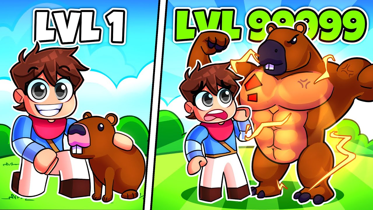 Upgrading a MAX LEVEL Capybara in Roblox!