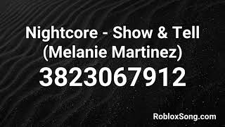 Nightcore Show Tell Melanie Martinez Roblox Id Roblox Music Code Youtube - nightcore show tell melanie martinez roblox id roblox