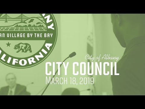Albany City Council - Mar. 18, 2019