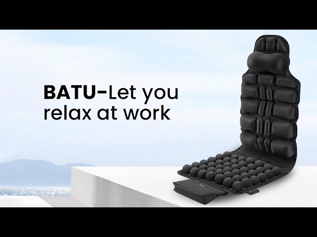 Air-Powered Office Chair Cushions : Airbag Massage Cushion