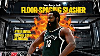 HOW TO MAKE *NEW* BEST FLOOR-SPACING SLASHER BUILD + THE BEST BADGES ON NBA2K24 CURRENT GEN