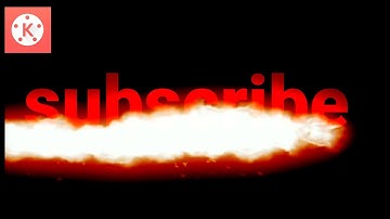 Fire Text Intro || How to make Fire effect subscribe intro KineMaster || DATA master1