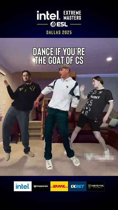 Dance if you're the GOAT of CS