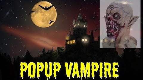 Popup Vampire in a Coffin