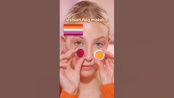 Lesbian flag PRIDE MAKEUP