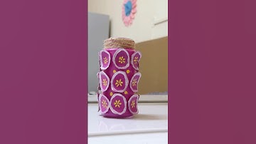 Egg Tray Se Bana Two-IN-One Light Lamp n Vase🥰#shorts #ytshorts #youtube #youtubeshorts #music #diy