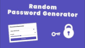 How to Create Random Password Generator | in #Javascript  , #Html , #Css