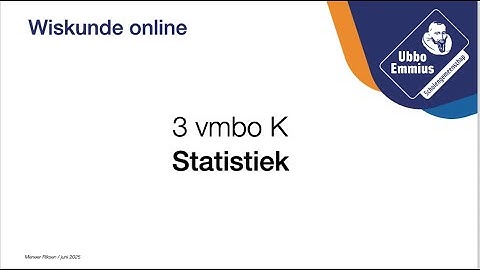3vmboK Statistiek SE