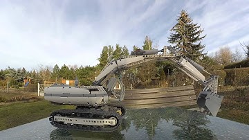 Lego Technic 8043 Excavator ColorMOD / TE037