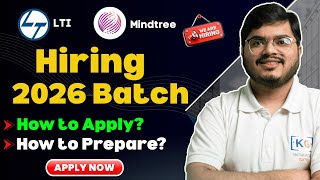 LTI Mindtree Biggest Hiring 2026 | On Campus & Off Campus | Eligibility, Exam Pattern & Preparation