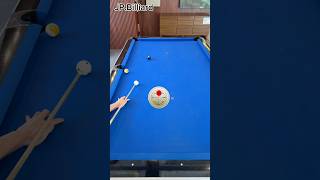 Beginners vs Pros cue ball control #billiard #billiards #kickshot #trickshot