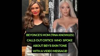 Beyoncés Mom Blasts Critics About Beys Skin Complexion Fashion Choices