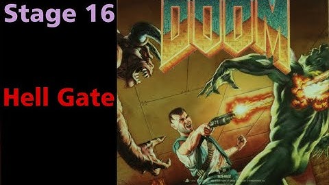 Ultimate Doom Hell Gate (100%) Stage 16 - Rock Music Sound - PSX Walkthrough