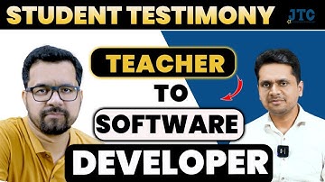 Student Testimony : Teacher To Software Developer || Hindi || Motivation ||@JTCINDIA