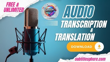 🌟 Effortlessly Transcribe & Translate Audio with Subtitle Sphere  #audiotranslation #audiototext