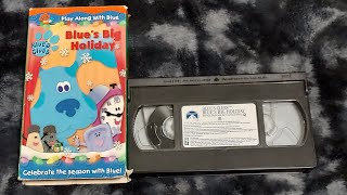 Closing Of Blues Clues Blues Big Holiday Vhs From 2001