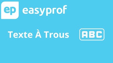 Maîtrisez l’Interactivité : Créez des Questions Textuelles Dynamiques avec Easyprof !