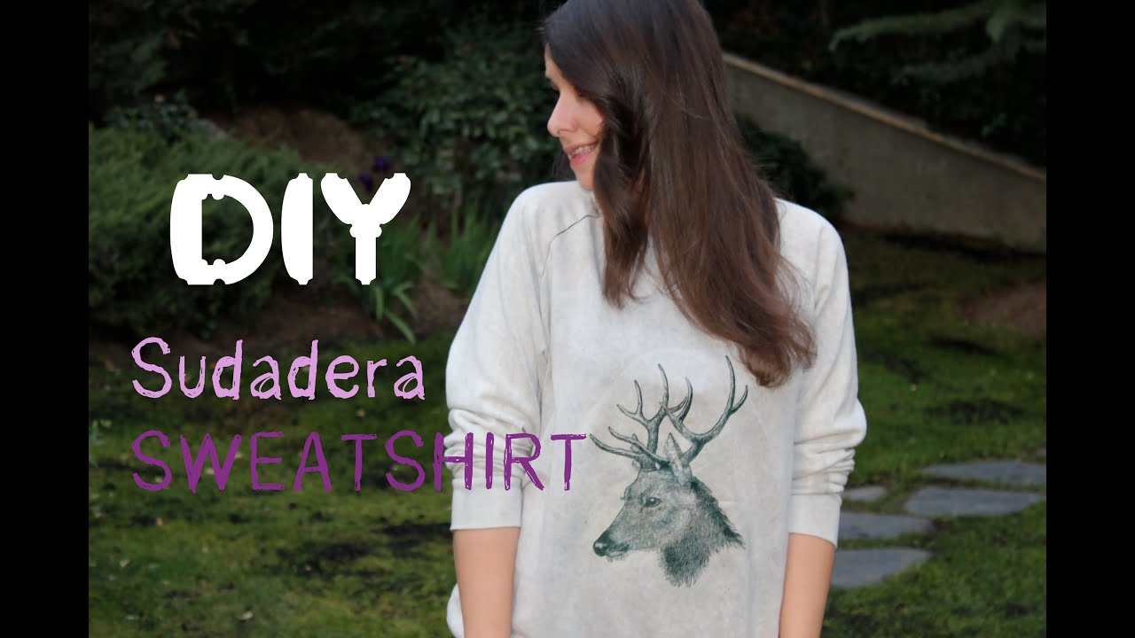 hacker typer DIY Sudadera con estampado animal / DIY Sweatshirts