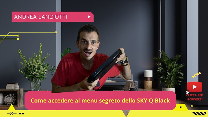 Come accedere al menu segreto dello SKY Q Black