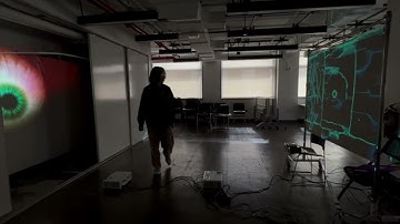 Touchdesigner & Kinect: Interactive Eye