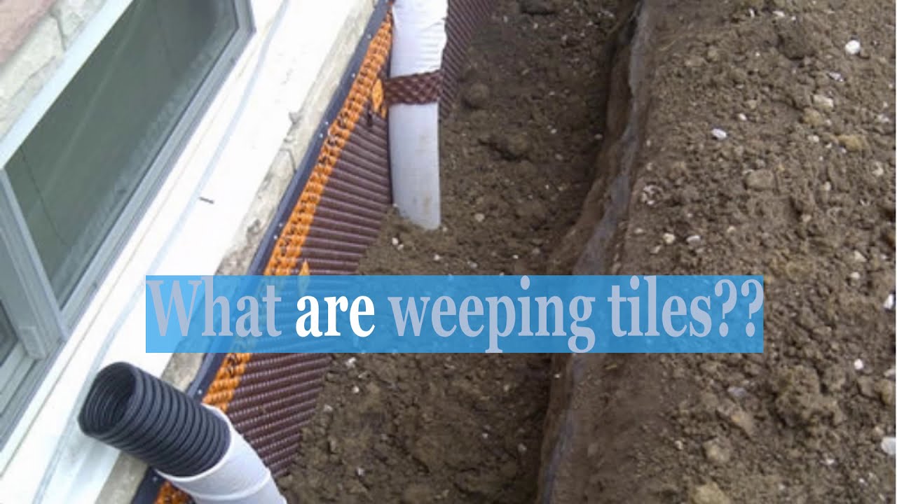 ACCL WATERPROOFING: WEEPING TILES