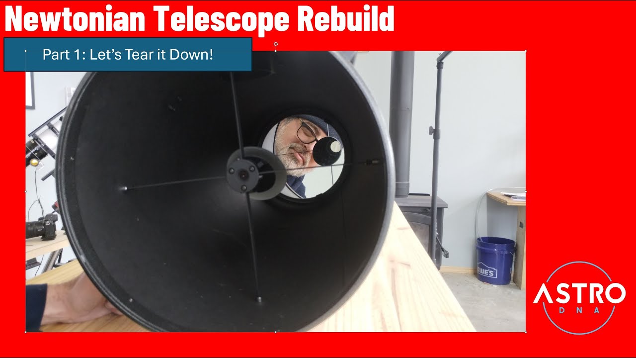 Restoring a 12-Inch Newtonian Reflector: Telescope Teardown