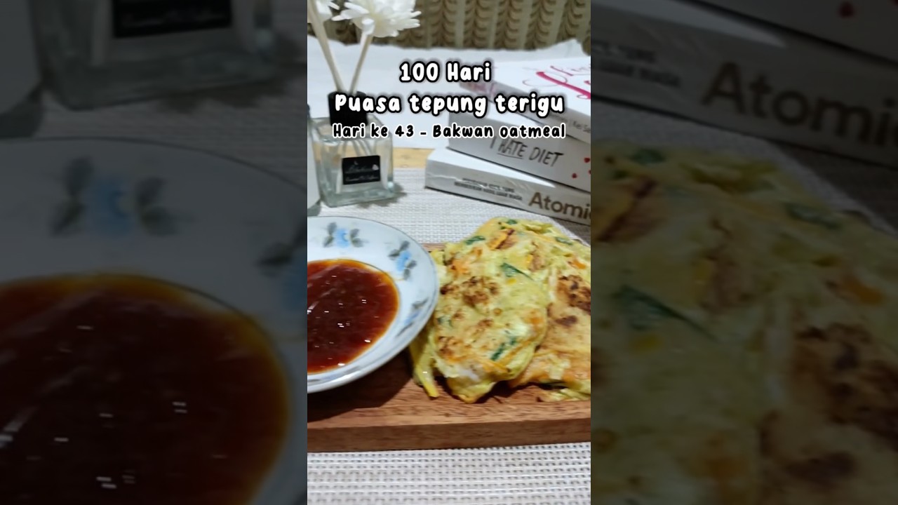 Bakwan oatmeal untuk diet 