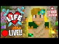 🔴 MINECRAFT X LIFE LIVE!! | 12 HOUR LIVESTREAM!! | 7 HEART GANG..