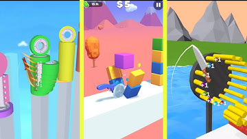 Almost Cut vs Slice Master vs Slice It - Very Satisfying and Relaxing ASMR Slicing Game