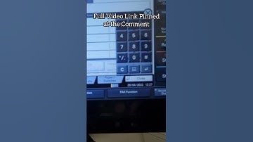 How To Clear Time For Maintenance Cassette 1 Error Kyocera Printer #shorts