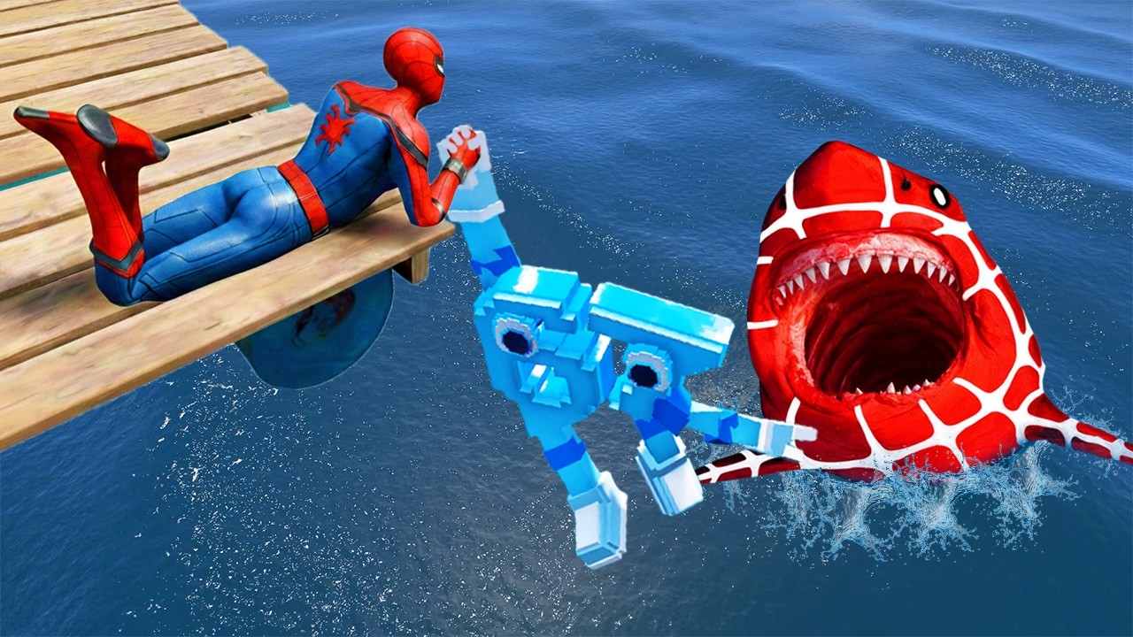 GTA 5 Spider Man Vs 67 Brainrot | Ragdolls Compilation Ep 11 - RagdollSplash