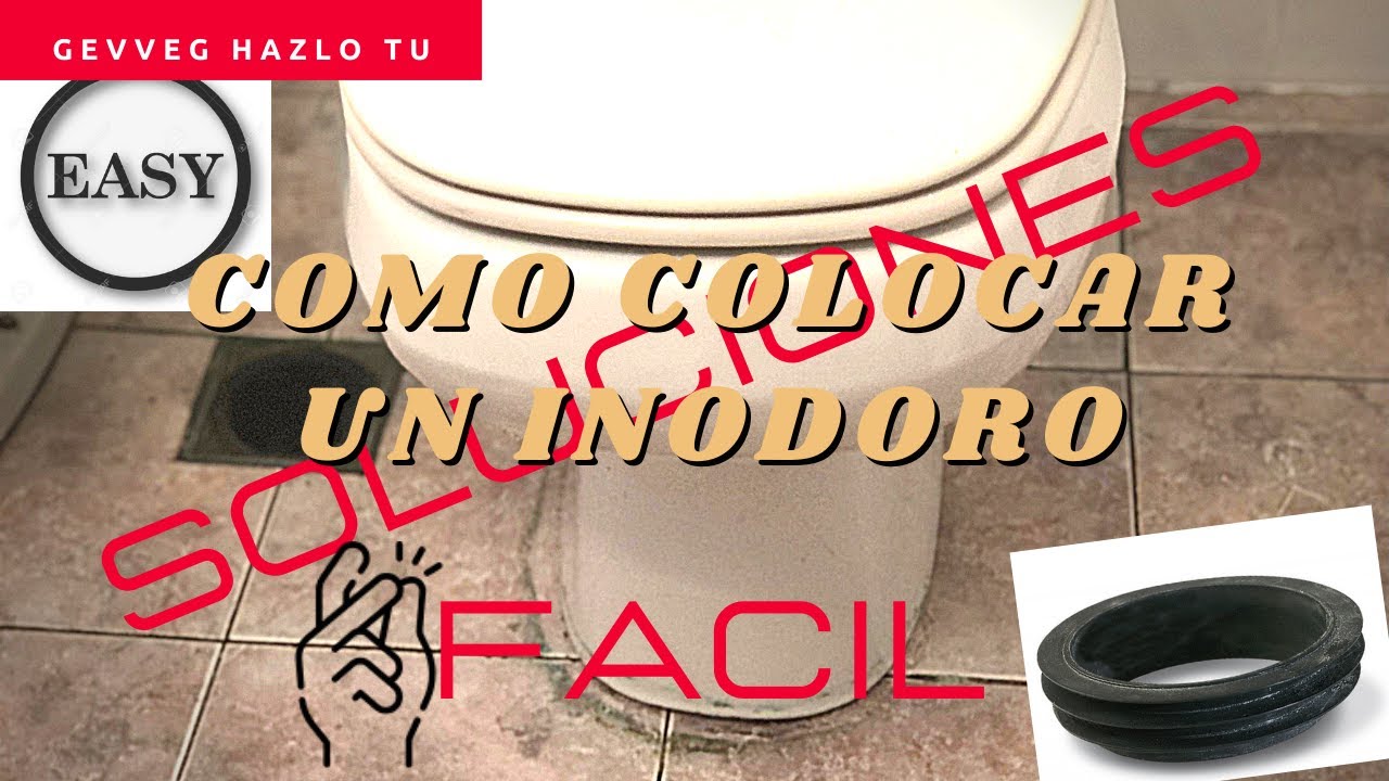 Cómo colocar un inodoro por perdida