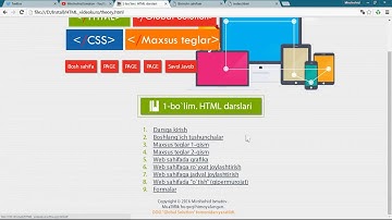 HTML  Boshlang`ich tushunchalar