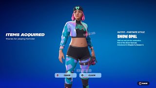 How To Get Snow Opal Skin NOW FREE In Fortnite! (Unlock LEGO Snow Opal Style)