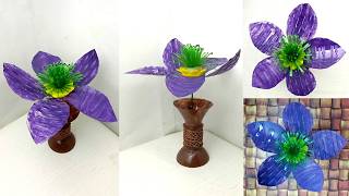 Amazing Diy Flower Vase From Plastic Bottles Easy Tutorial