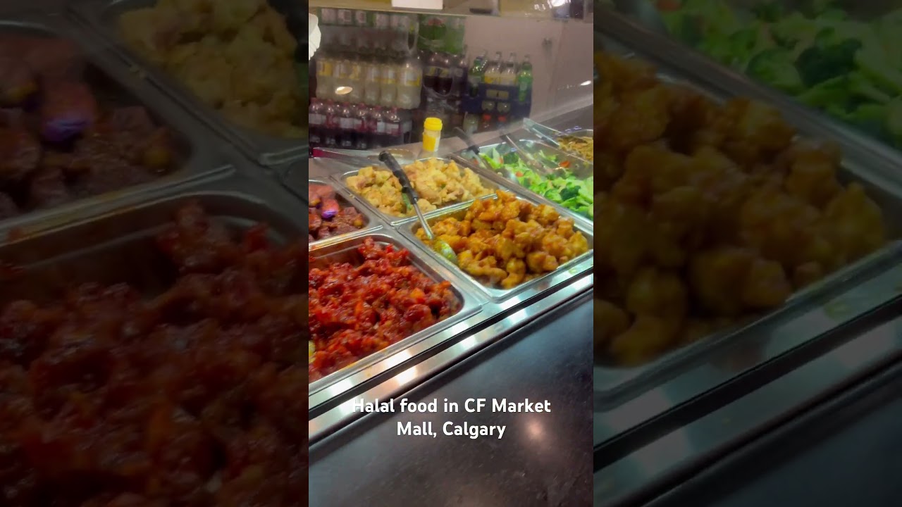 Halal food in CF Market Mall, Calgary- Canada