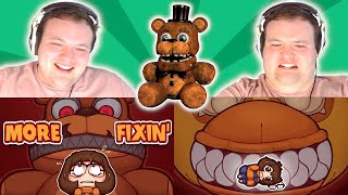 Fixing Some More Funko FNAF Plushies - Fnaf 4 - @Bizabizow | Fort_Master Reaction screenshot 4