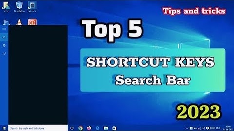 Top 5 Shortcut key for Search Bar in laptop | search bar shortcuts keys windows 10, 11