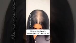 30 Days Hair Growth Challenge | 100% Effective Oil #shorts #haircare Smbeautylandstudio