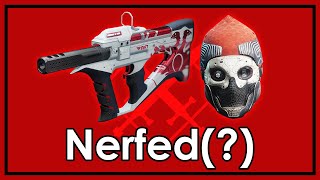Destiny 2 Dattos Thoughts On The Recluse & One-Eyed Mask Nerfs