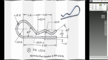 HOW TO DESIGN PIN LOCK USING AUTODESK INVENTOR
