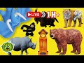 🦁🐘 Animal Sounds Song! | Learn Animal Names and Noises! 🎶✨| Live 1 Hour | EduFam