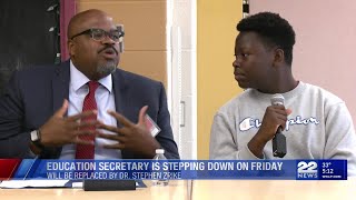 Education Secretary Tutwiler stepping down on Friday