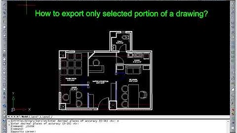 ActCAD - How to export a part of drawing as DXF?