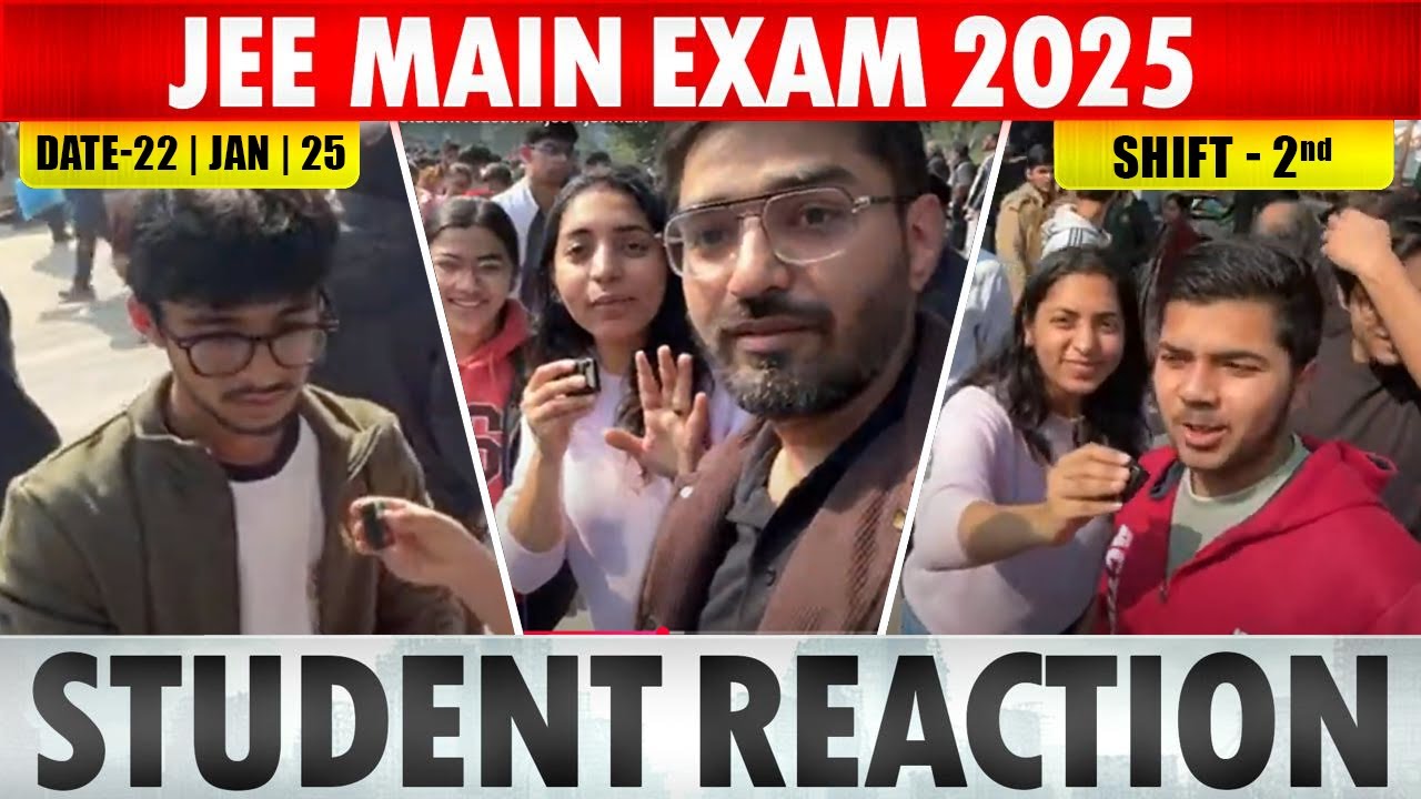 JEE Main 22 Jan shift 2 student reaction 